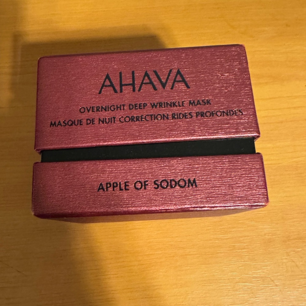 Ahava overnight deep wrinkle mask